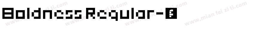 Boldness Regular字体转换
